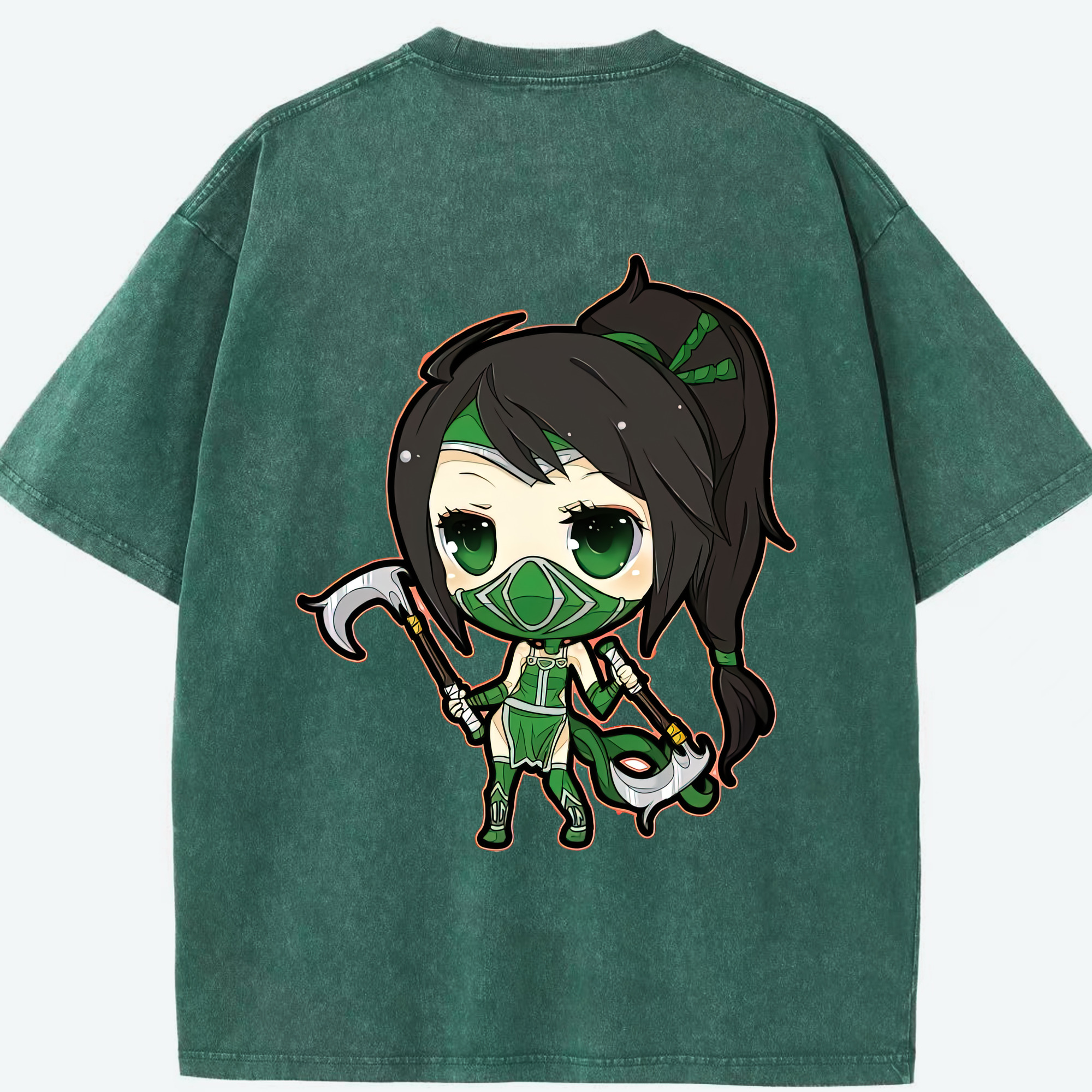 リーグ・オブ・レジェンド League of Legends LOL 綿100% ヴィンテージ風 半袖Tシャツ（背面プリント）